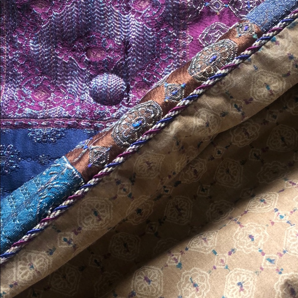 Beautiful Quilted Bohemian Silk Comforter